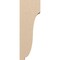 Ekena Millwork 4"W x 8"D x 24"H Thin Van Buren Rough Cedar Woodgrain TimberThane Corbel, Primed Tan CORUR04X08X24VANRCPR - alternate 5